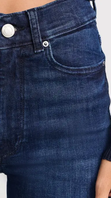 DL1961 Halle Straight High Rise Instasculpt Jeans Mediterranean (Performance) 33 | Thumbnail 6