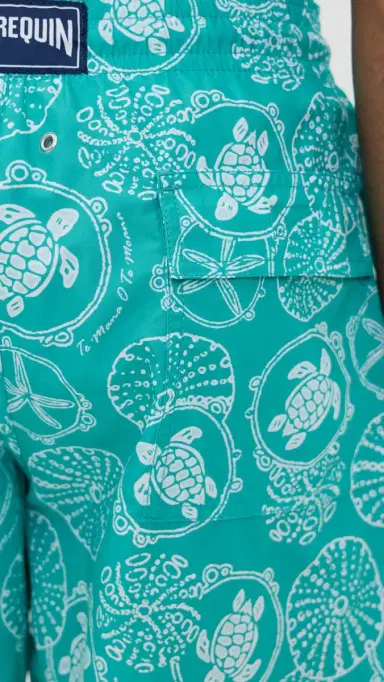 Vilebrequin oorea Swim Trunks 5 Vert Disco | Thumbnail 6