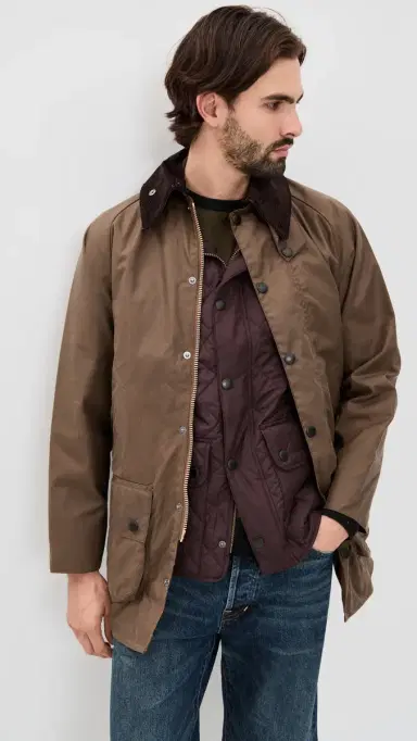 Barbour Beaufort Wax Jacket Bark | Thumbnail 2 Barbour Beaufort Wax Jacket Bark | Thumbnail 2
