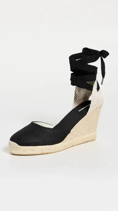 Soludos Marseille Wedge Espadrilles Noche Black 9 | Thumbnail 2 Soludos Marseille Wedge Espadrilles Noche Black 9 | Thumbnail 2
