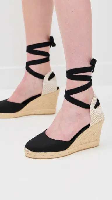 Soludos Marseille Wedge Espadrilles Noche Black 9 | Thumbnail 5 Soludos Marseille Wedge Espadrilles Noche Black 9 | Thumbnail 5
