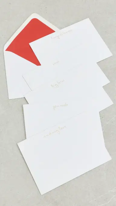 Dear Annabelle Je T'aime Notecards | Thumbnail 2