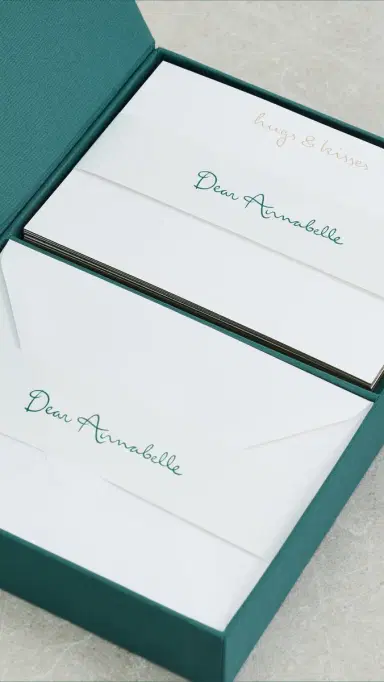 Dear Annabelle Je T'aime Notecards | Thumbnail 3