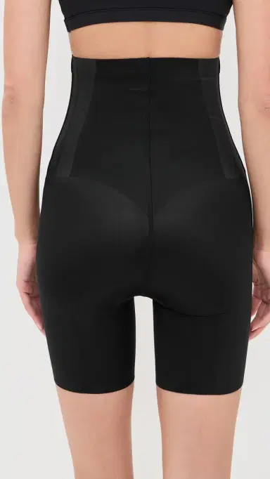 Spanx High-Waisted Mid-Thigh Shorts Very | Thumbnail 3 Spanx High-Waisted Mid-Thigh Shorts Very | Thumbnail 3