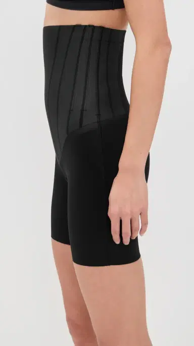 Spanx High-Waisted Mid-Thigh Shorts Very | Thumbnail 4 Spanx High-Waisted Mid-Thigh Shorts Very | Thumbnail 4