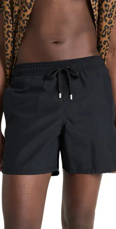 Vilebrequin Solid Moorea wim Trunks 5 Noir | Thumbnail 1