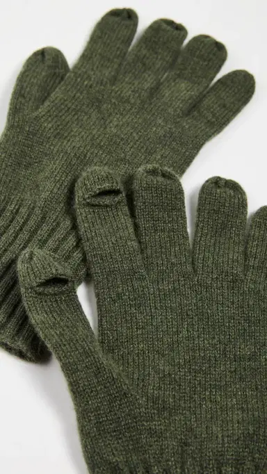 Carolina Amato Cashmere Texting Gloves | Thumbnail 5