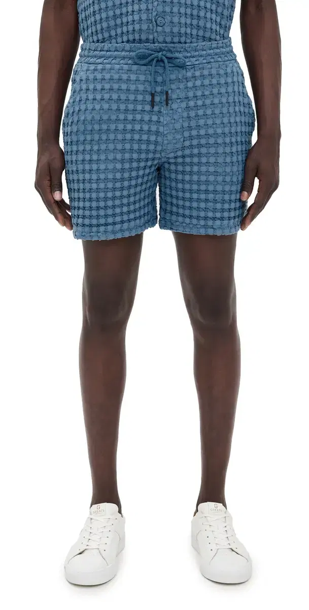 Coronet Porto Waffle horts 6 Blue