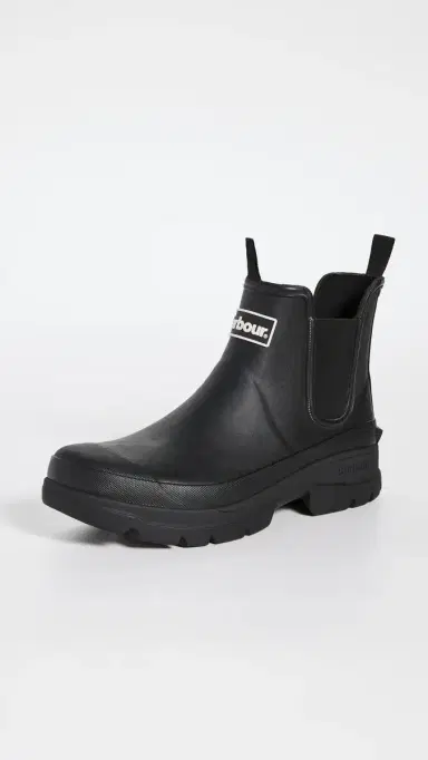 Barbour Nimbus Wellington Rain Boots Black 9 | Thumbnail 2
