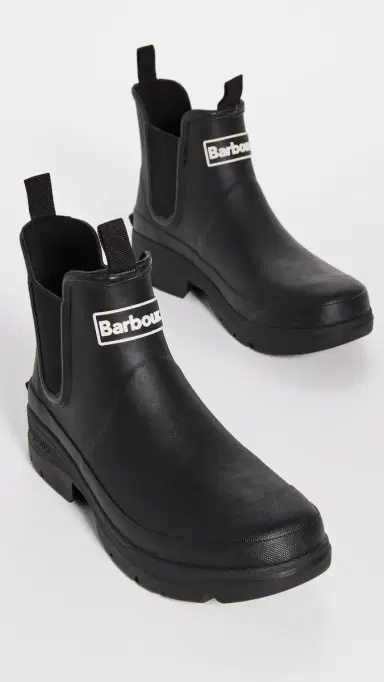 Barbour Nimbus Wellington Rain Boots Black 9 | Thumbnail 3