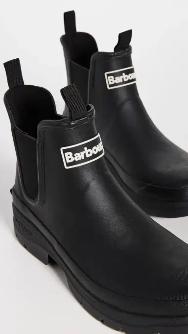 Barbour Nimbus Wellington Rain Boots Black 9 | Thumbnail 4