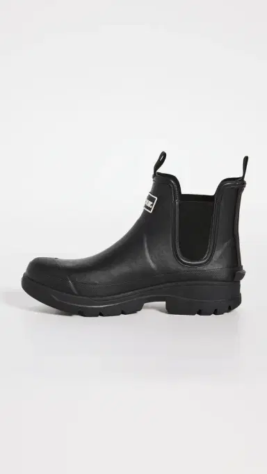 Barbour Nimbus Wellington Rain Boots Black 9 | Thumbnail 6