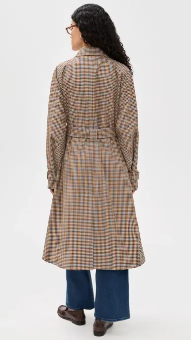 FRAME The Plaid Mac Coat ocha Check | Thumbnail 3