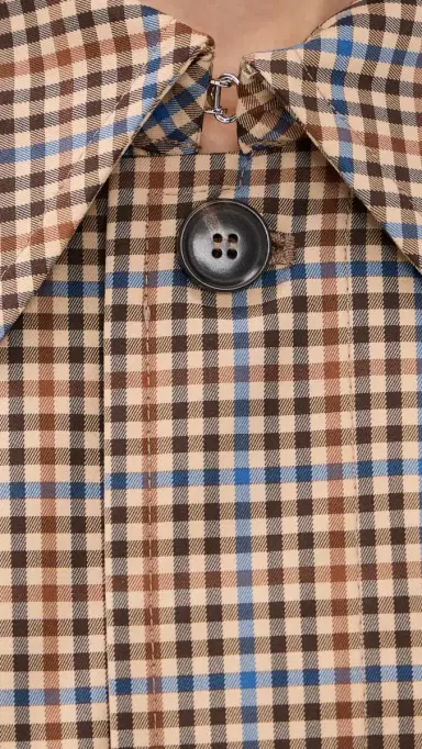 FRAME The Plaid Mac Coat ocha Check | Thumbnail 6