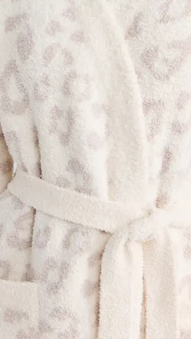 Barefoot Dreams Cozy Chic Barefoot in the Wild Robe Cream/Stone | Thumbnail 6 Barefoot Dreams Cozy Chic Barefoot in the Wild Robe Cream/Stone | Thumbnail 6