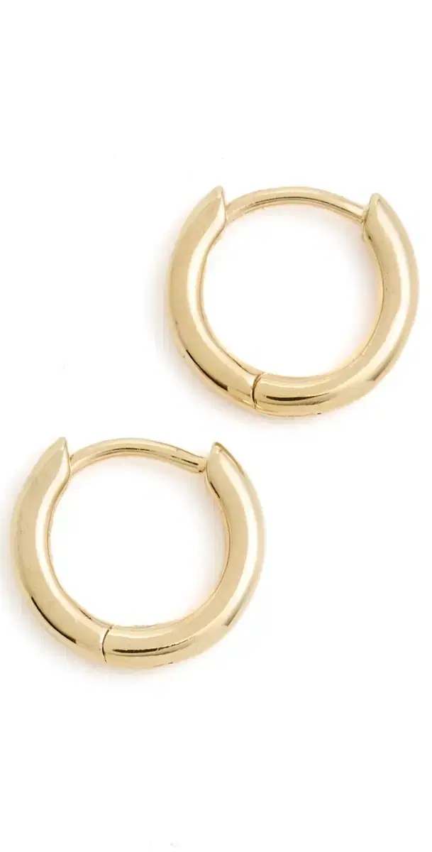 Madewell Demi-Fine Huggie Hoop Earrings 14K Gold One Size