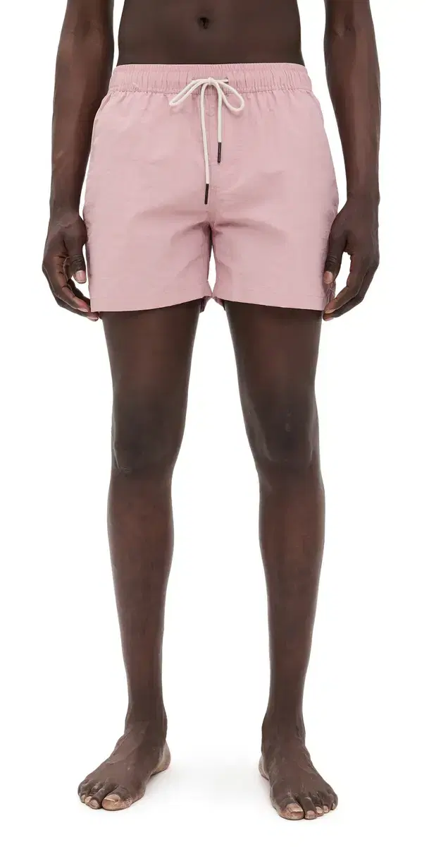 Blush Nylon wim horts 5 Pink