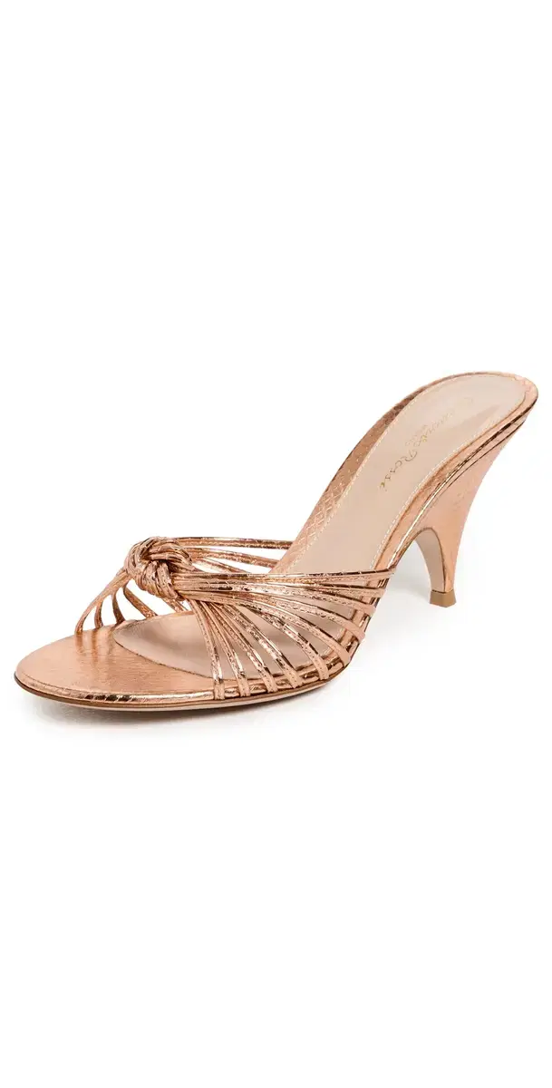 Gianvito Rossi Ayers Sandals Rose Gold