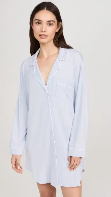 Eberjey Gisele leepshirt Ice Blue/ | Thumbnail 2