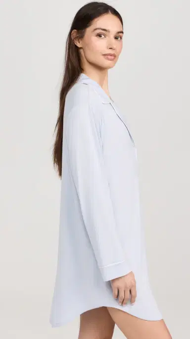 Eberjey Gisele leepshirt Ice Blue/ | Thumbnail 4