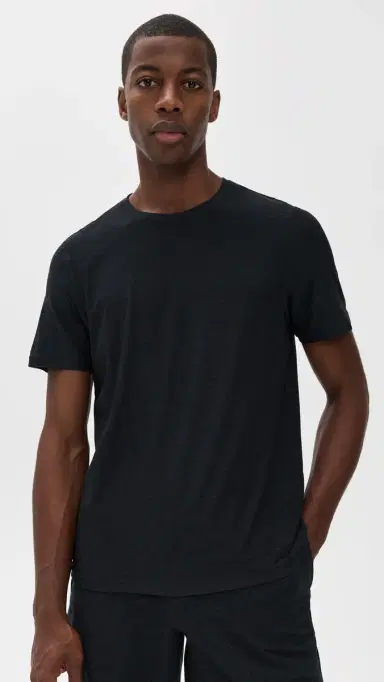 Beyond Yoga Featherweight Always Beyond Crew Tee 2.0 Darkest Night S | Thumbnail 2