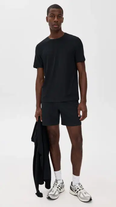 Beyond Yoga Featherweight Always Beyond Crew Tee 2.0 Darkest Night S | Thumbnail 5