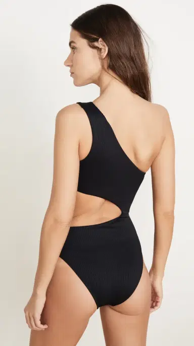 BEACH RIOT Celine One Piece Black | Thumbnail 3