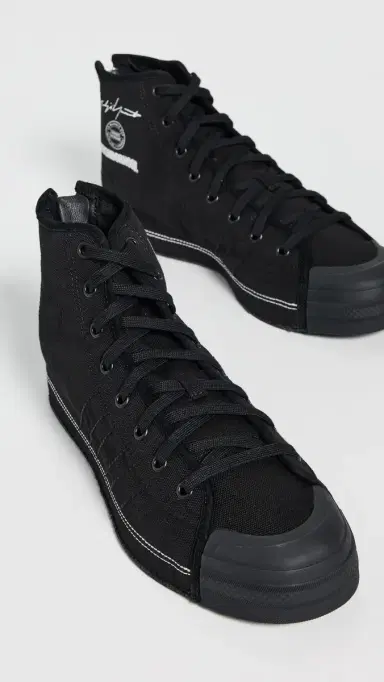 Y-3 NBHD Nizza Hi Sneakers Black | Thumbnail 4