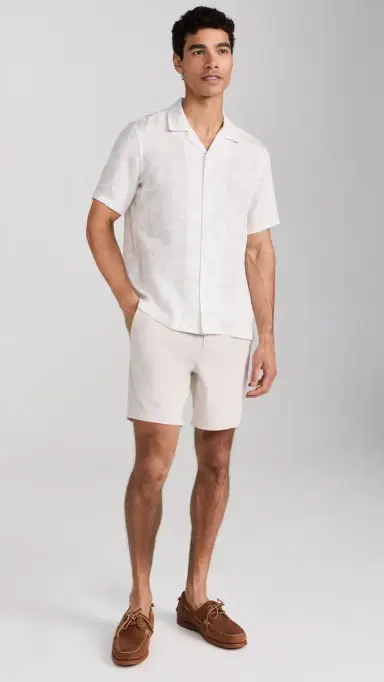 Onia 4-Way Stretch Versatility Shorts 7 Stone 38 | Thumbnail 5