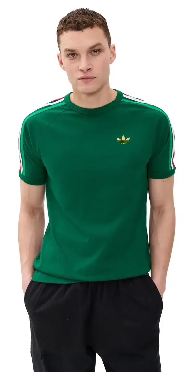 3s Nations Tee Team Dark Green/Bold Green/Whi