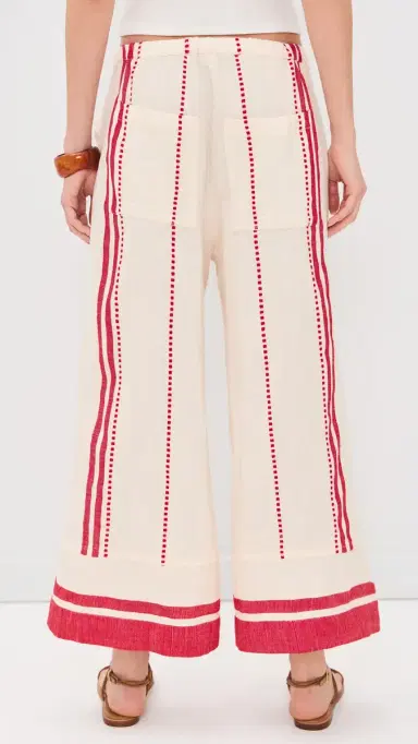 lemlem Desta Pants Eshe Red | Thumbnail 3 lemlem Desta Pants Eshe Red | Thumbnail 3
