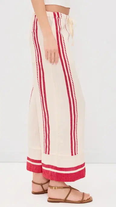 lemlem Desta Pants Eshe Red | Thumbnail 4 lemlem Desta Pants Eshe Red | Thumbnail 4