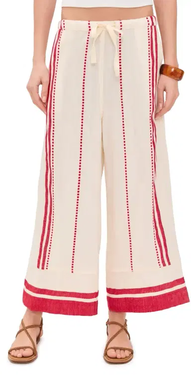 lemlem Desta Pants Eshe Red | Thumbnail 1 lemlem Desta Pants Eshe Red | Thumbnail 1