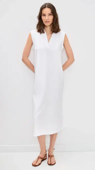 FRANK & EILEEN Lily Sleeveless Polo Dress White | Thumbnail 2 FRANK & EILEEN Lily Sleeveless Polo Dress White | Thumbnail 2
