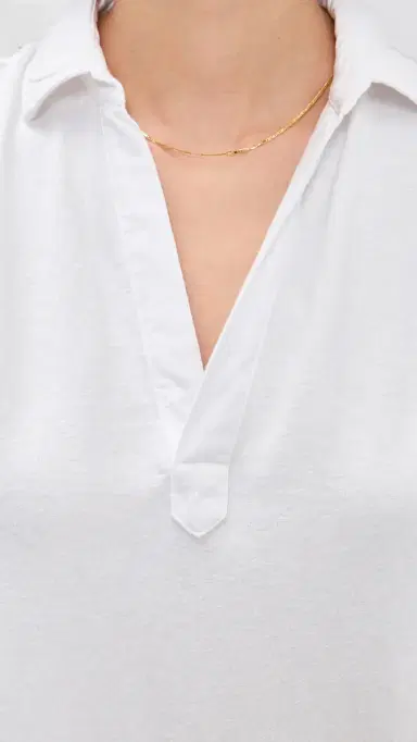 FRANK & EILEEN Lily Sleeveless Polo Dress White | Thumbnail 6 FRANK & EILEEN Lily Sleeveless Polo Dress White | Thumbnail 6