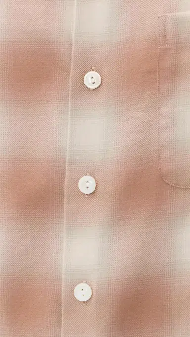 Aaron Levine hadow Flannel Shirt Coral | Thumbnail 6 Aaron Levine hadow Flannel Shirt Coral | Thumbnail 6