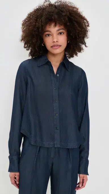 La Ligne Renata Shirt Indigo | Thumbnail 2