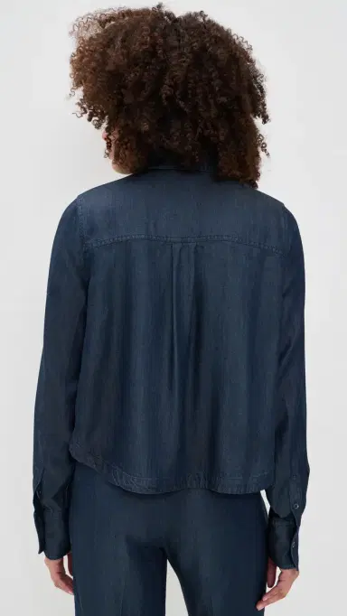 La Ligne Renata Shirt Indigo | Thumbnail 3