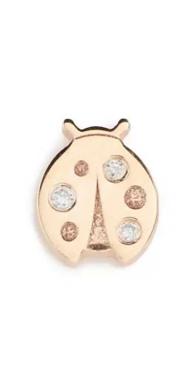 Zoë Chicco 14k Gold Itty Bitty Diamond Ladybug Single Stud Earring Yellow Gold One Size | Thumbnail 1 Zoë Chicco 14k Gold Itty Bitty Diamond Ladybug Single Stud Earring Yellow Gold One Size | Thumbnail 1