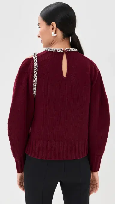 SIMKHAI onroe Pullover Oxblood | Thumbnail 4