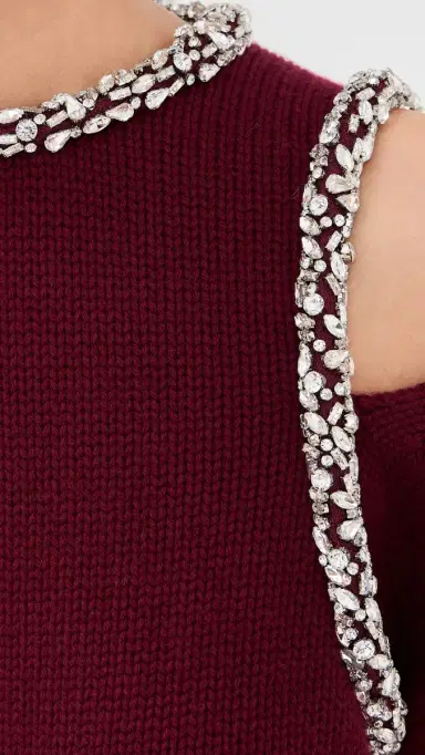 SIMKHAI onroe Pullover Oxblood | Thumbnail 6