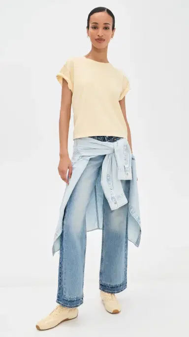 rag & bone Distressed Washed Kelly Boxy Tee btter | Thumbnail 5 rag & bone Distressed Washed Kelly Boxy Tee btter | Thumbnail 5