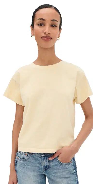 rag & bone Distressed Washed Kelly Boxy Tee btter | Thumbnail 1 rag & bone Distressed Washed Kelly Boxy Tee btter | Thumbnail 1