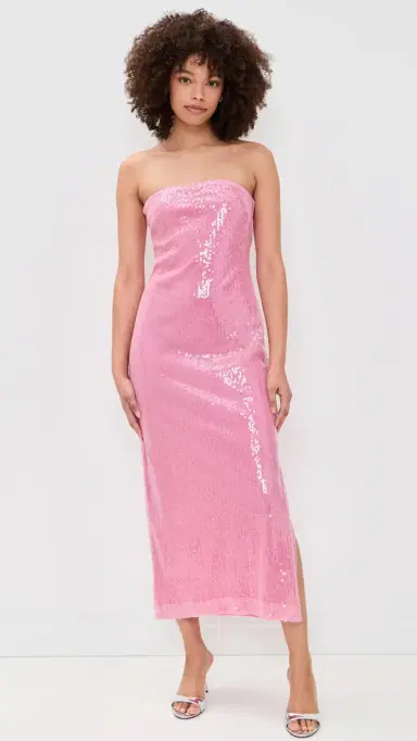 endless rose Strapless equins Maxi Dress Pink | Thumbnail 2 endless rose Strapless equins Maxi Dress Pink | Thumbnail 2