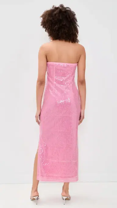 endless rose Strapless equins Maxi Dress Pink | Thumbnail 3 endless rose Strapless equins Maxi Dress Pink | Thumbnail 3