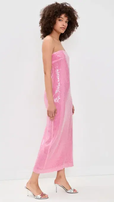 endless rose Strapless equins Maxi Dress Pink | Thumbnail 4 endless rose Strapless equins Maxi Dress Pink | Thumbnail 4