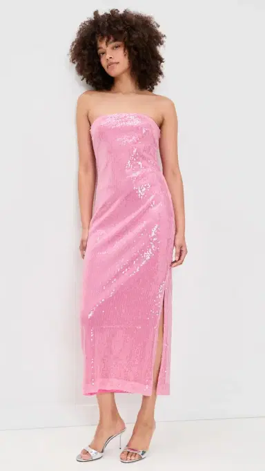 endless rose Strapless equins Maxi Dress Pink | Thumbnail 5 endless rose Strapless equins Maxi Dress Pink | Thumbnail 5