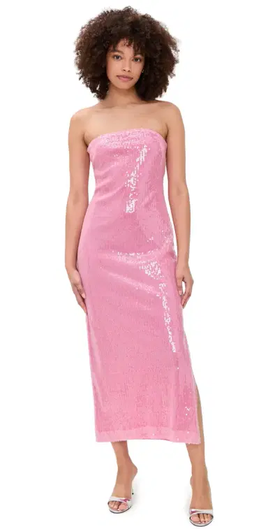 endless rose Strapless equins Maxi Dress Pink | Thumbnail 1 endless rose Strapless equins Maxi Dress Pink | Thumbnail 1