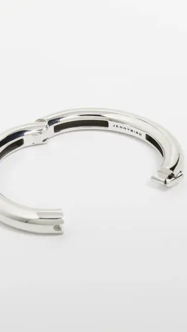 Jenny Bird Gia Mega Bangle Platinum | Thumbnail 5 Jenny Bird Gia Mega Bangle Platinum | Thumbnail 5