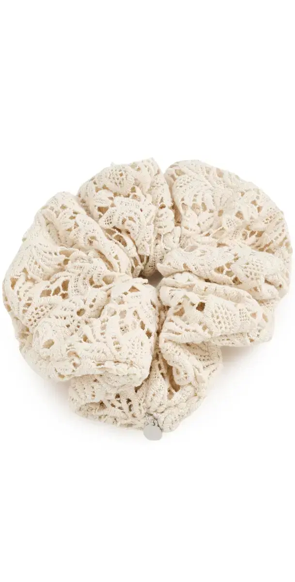 Esme Crochet Scrunchie Ecru One Size